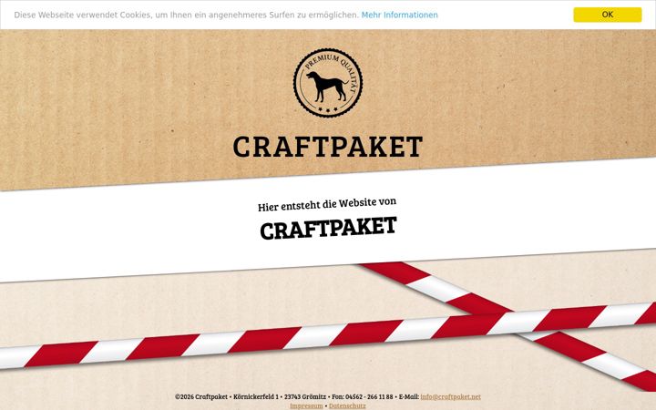 Screenshot of craftpaket.net