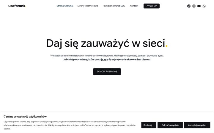 Screenshot of craftrank.pl