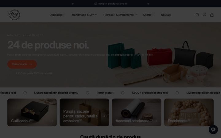 Screenshot of craftup.ro