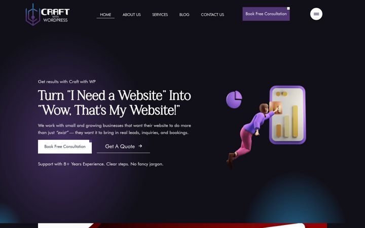 Screenshot of craftwithwp.com