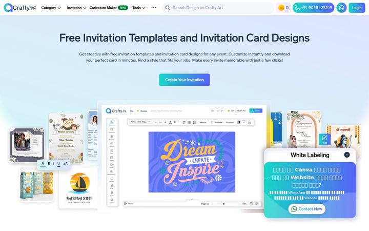 Screenshot of craftyartapp.com