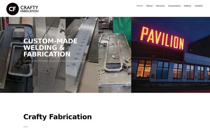 Screenshot of craftyfabrication.com