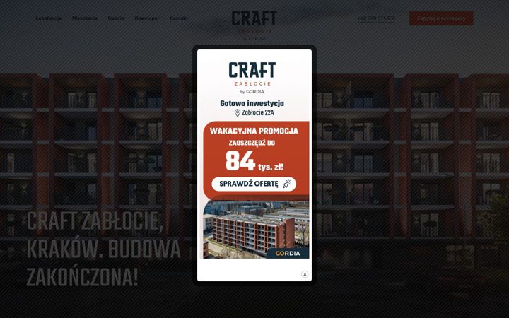 Screenshot of craftzablocie.pl
