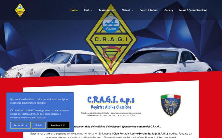 Captura de pantalla de cragi.it