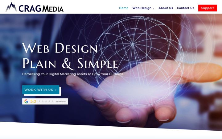 Screenshot of cragmedia.com
