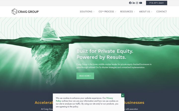 Screenshot of craiggroup.io