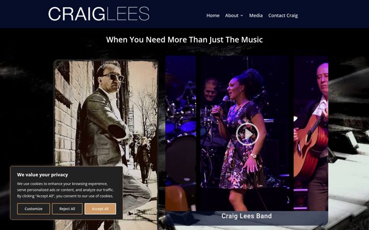 Screenshot of craiglees.com