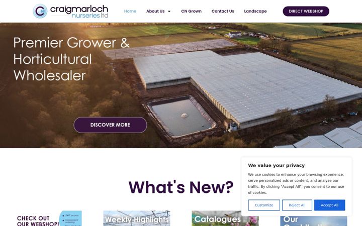 Screenshot of craigmarloch.co.uk
