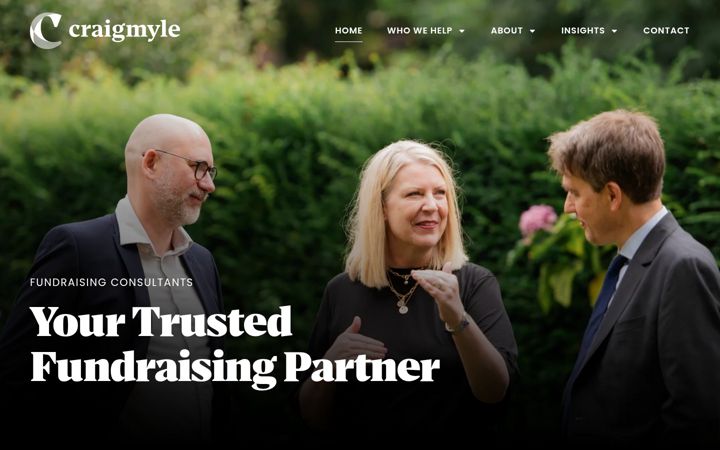 Skærmbillede af craigmyle.org.uk