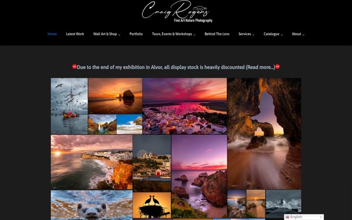 Screenshot of craigrogers.photography