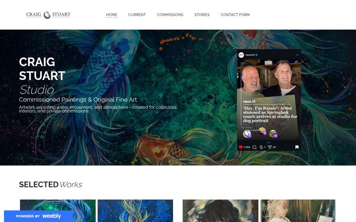 Screenshot of craigrstuart.com
