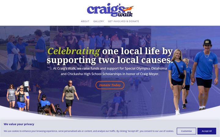 Screenshot of craigswalk.com