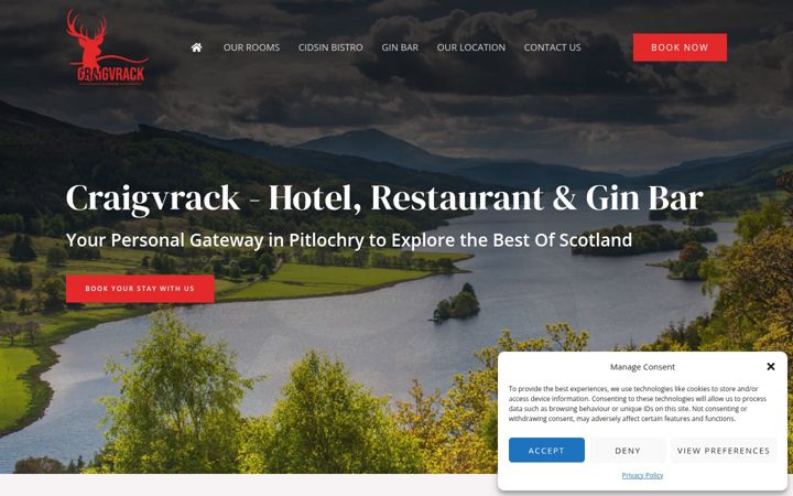 Screenshot of craigvrack.com