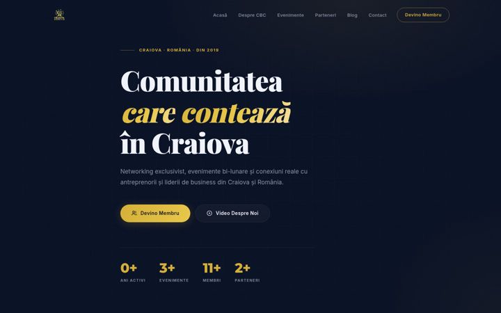 Screenshot of craiovabusinessclub.ro