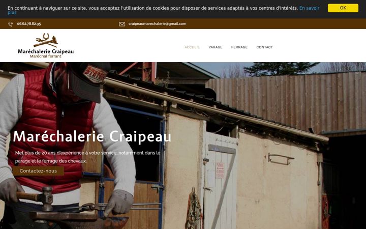 Screenshot of craipeau-marechalerie.fr