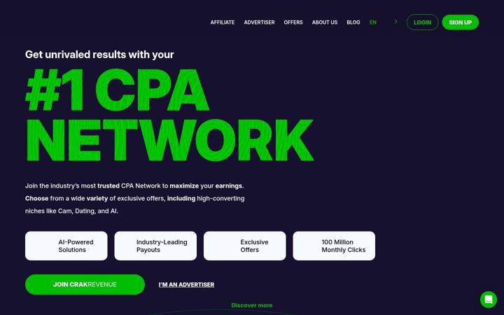 Screenshot of crakrevenue.com
