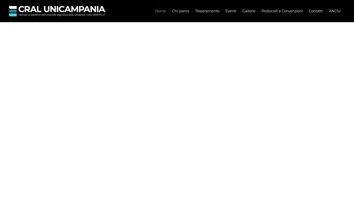 Captura de pantalla de cral-unicampania.it