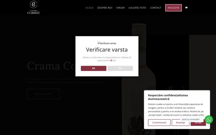 Screenshot of cramacorbut.ro