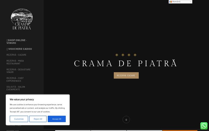 Screenshot of cramadepiatra.ro