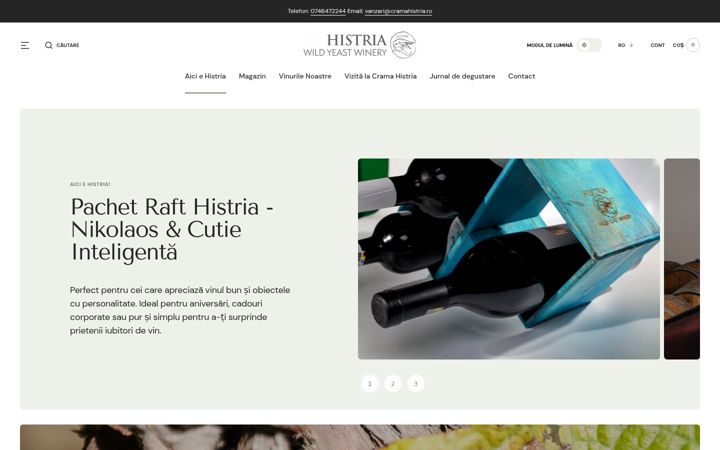 Screenshot of cramahistria.ro