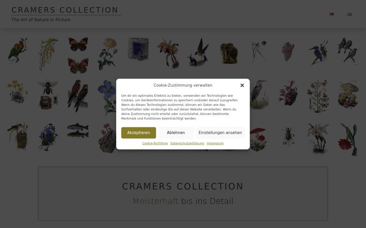 Screenshot of cramers-collection.com