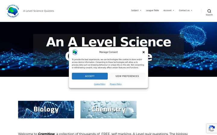 Screenshot of cramnow.com