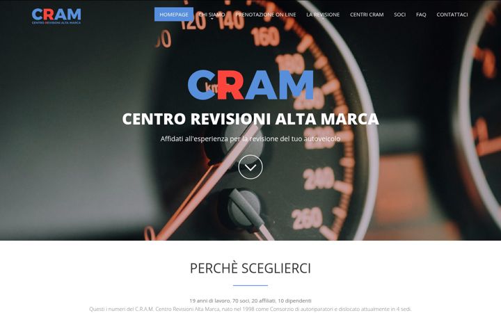 Captura de ecrã de cramrevisioni.it