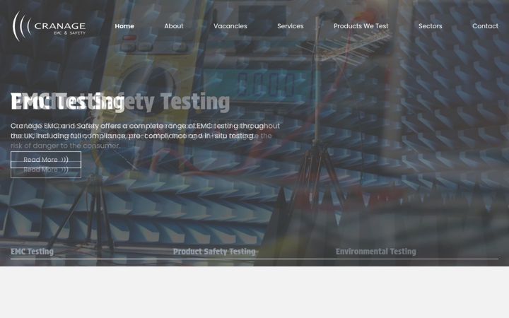 Screenshot of cranage.co.uk