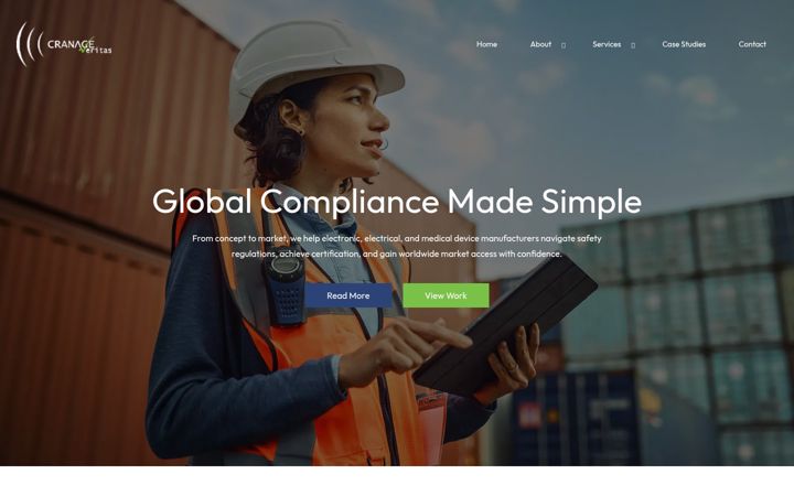 Screenshot of cranage.ie