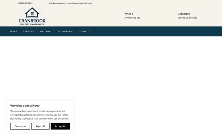 Screenshot of cranbrookpropertymaintenance.co.uk