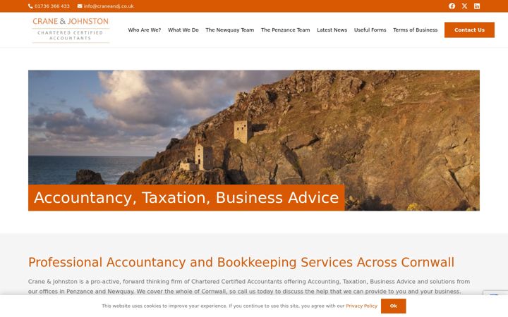 Screenshot di craneandj.co.uk