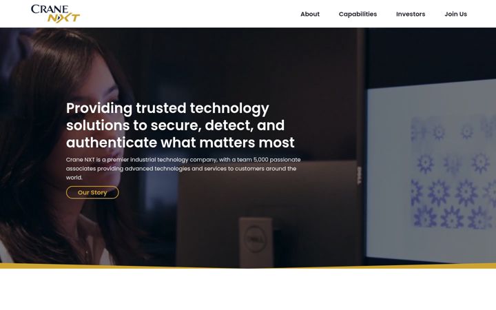 Screenshot of cranenxt.com