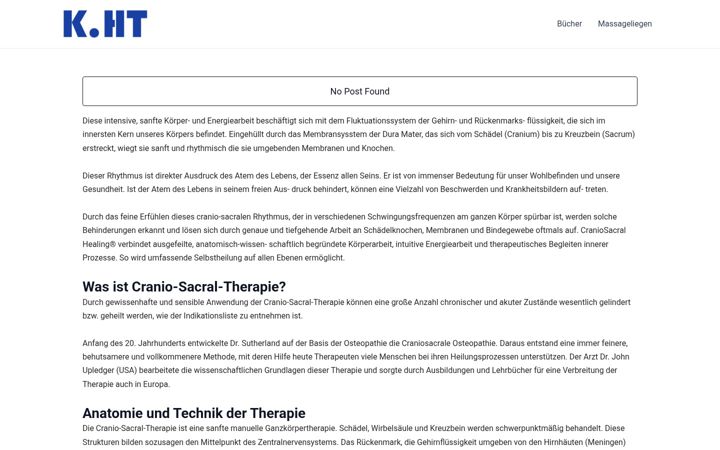 Screenshot of cranio-heilen.de