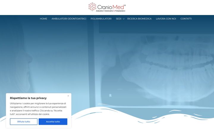 Screenshot of craniomedgroup.it