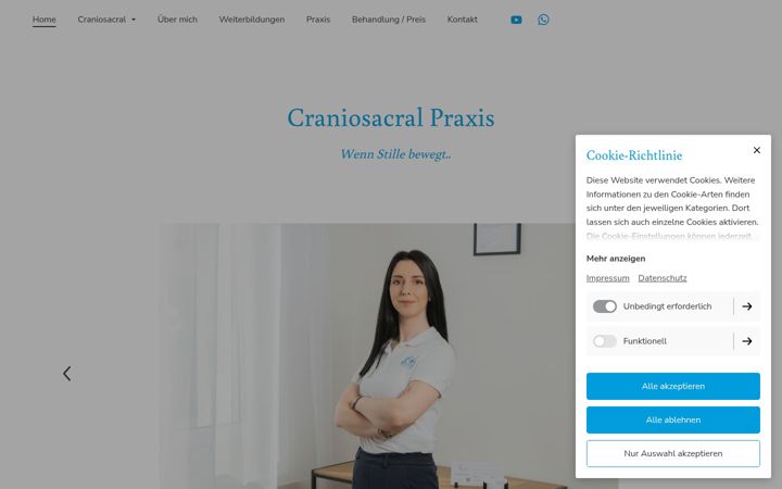 Screenshot of craniosacral-praxis-edina.ch