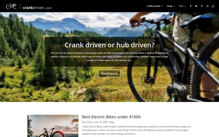 Screenshot of crankdriven.com