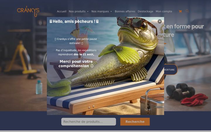 Snímek obrazovky crankys.fr
