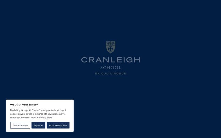 Screenshot of cranleigh.org