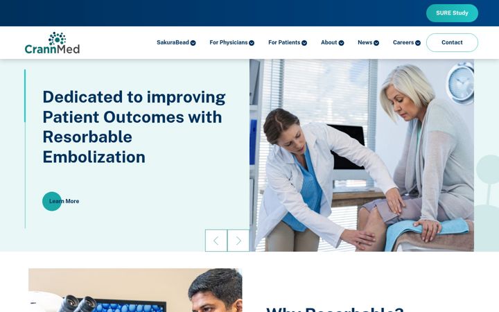 Screenshot of crannmed.com