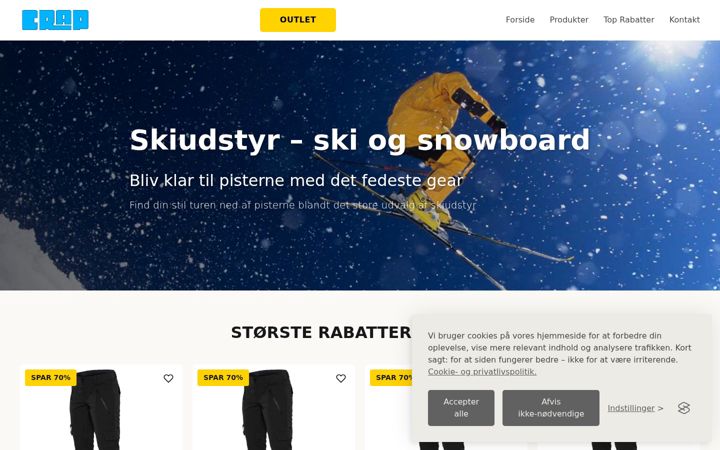 Screenshot of crap.dk