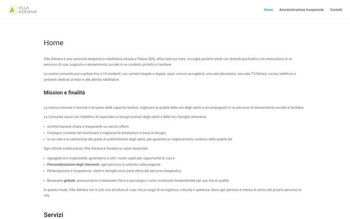 Screenshot of crapvillaadriana.it