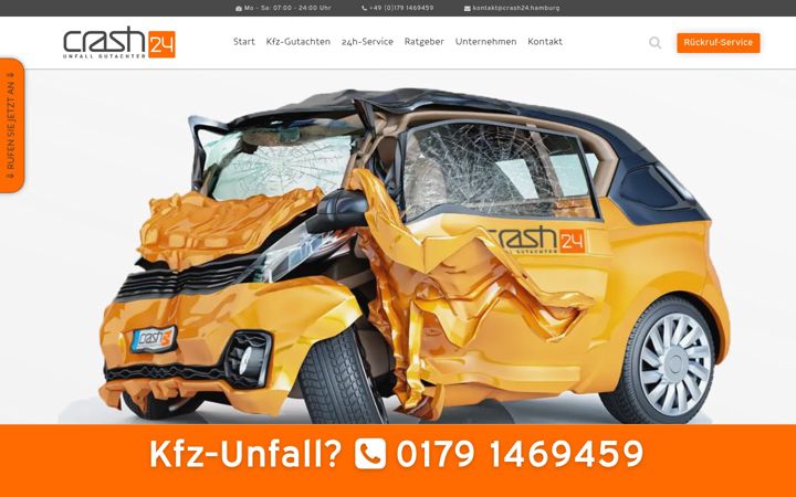 Screenshot of crash24.hamburg