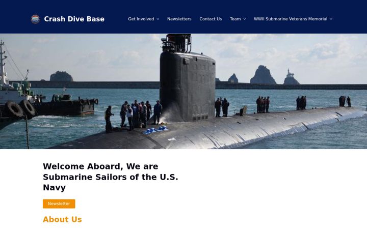 Screenshot of crashdivebase.org
