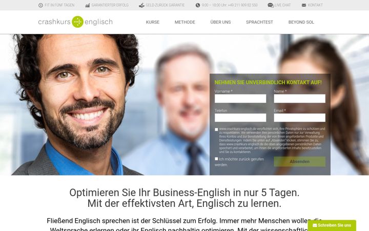 Screenshot of crashkurs-englisch.de