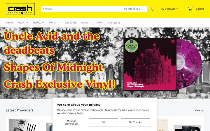 Screenshot of crashrecords.co.uk