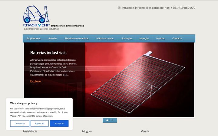 Screenshot of crashyemp.com