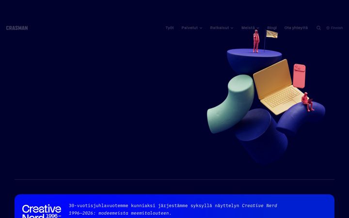Screenshot of crasman.fi