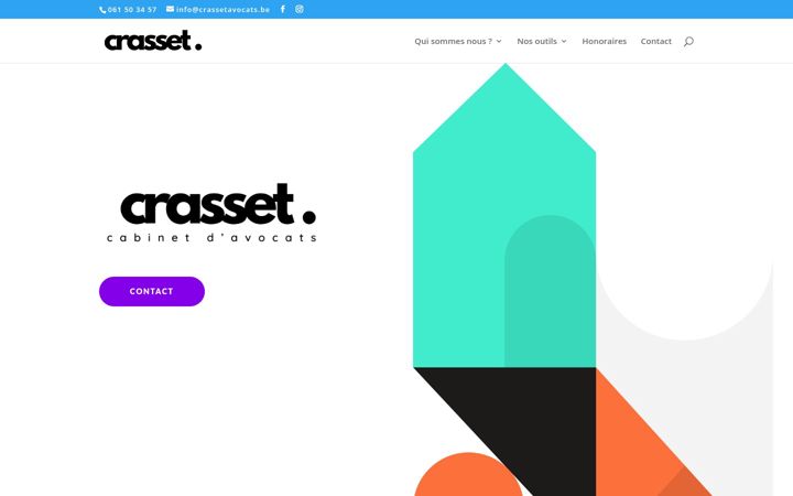 Screenshot of crassetavocats.be