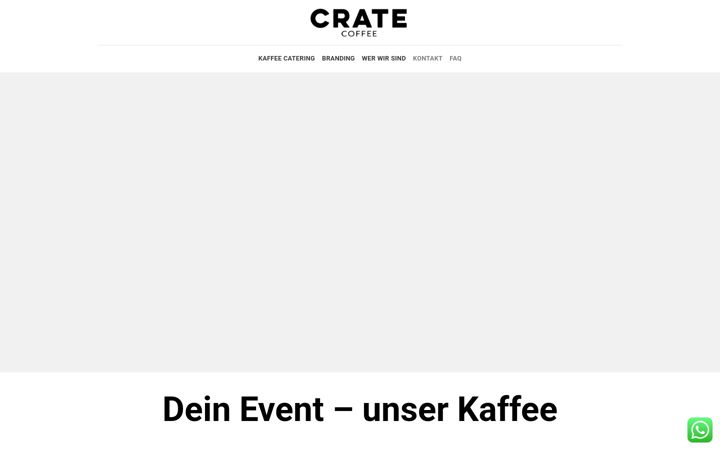 Screenshot of cratecoffee.ch