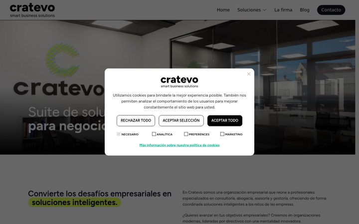 Screenshot of cratevo.com